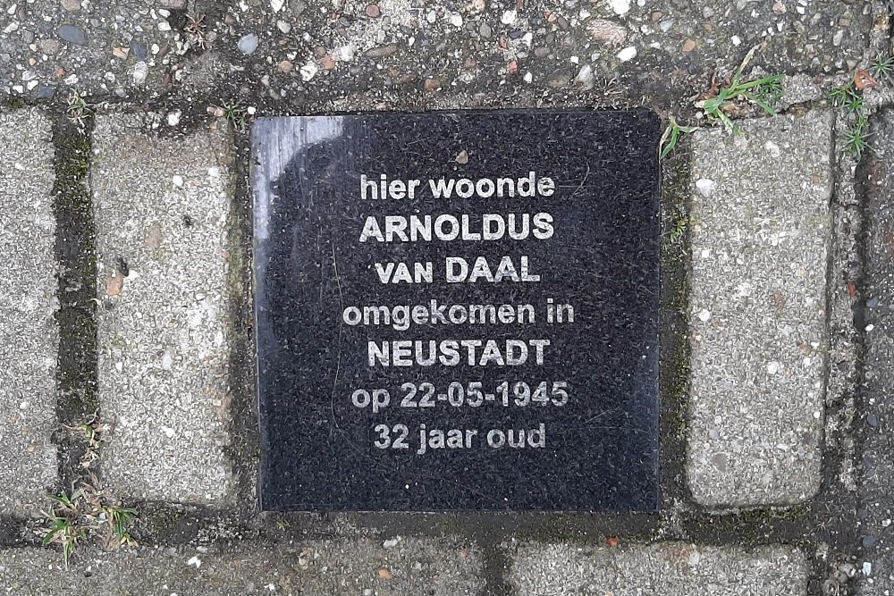 Memorial Stone  Stadsring 63 (was Wijersstraat 7) #1