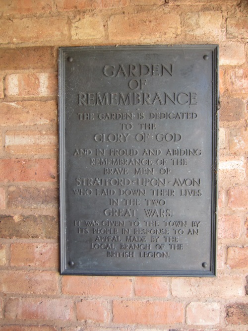 Garden of Remembrance Stratford-upon-Avon #2