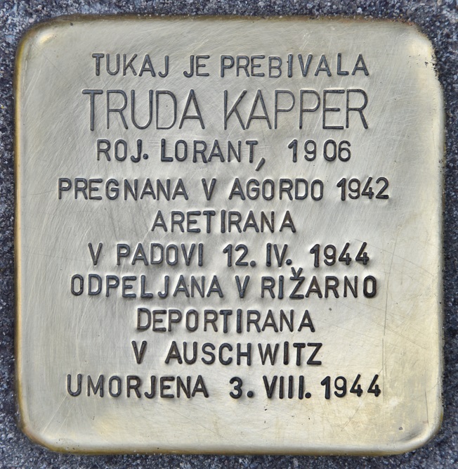 Stolpersteine Beethovnova ul. 14 #4