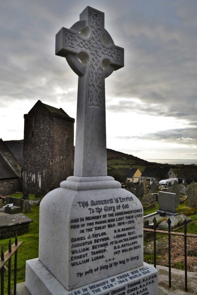 War Memorial Llangennith #1