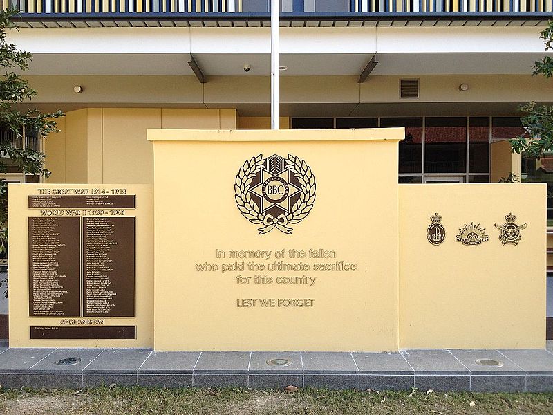 Oorlogsmonument Brisbane Boys' College #1