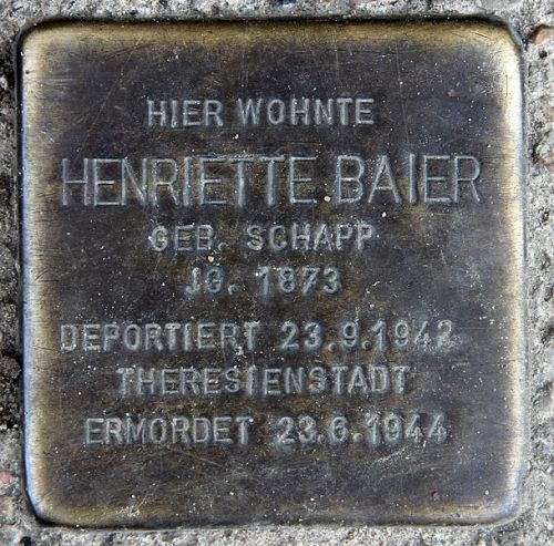 Stumbling Stone Naunynstraße 35 #1