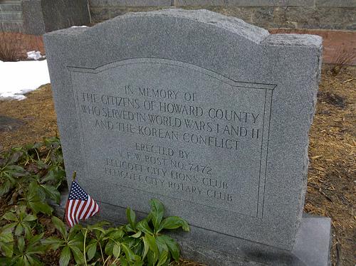 Monument Veteranen Howard County