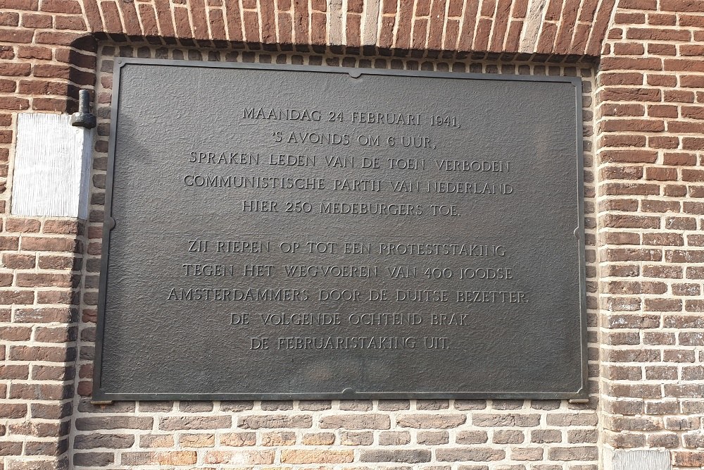 Februari Strike Memorial Noorderkerk Amsterdam