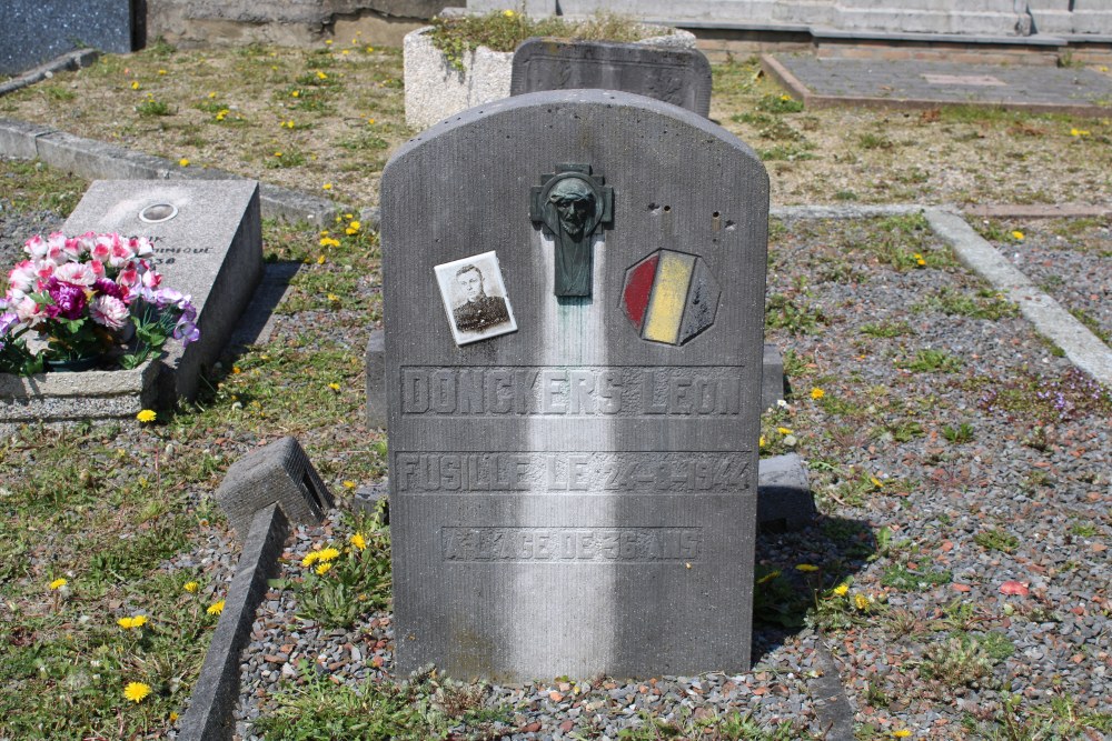 Belgische Oorlogsgraven Péronnes-lez-Binche Charbonnage #3