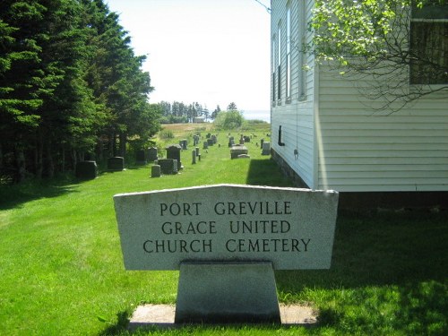 Commonwealth War Grave Port Greville Grace United Church Cemetery #1