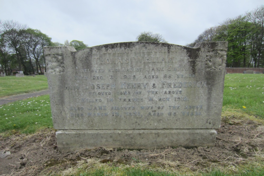 Remembrance Texts North Ormesby Cemetery