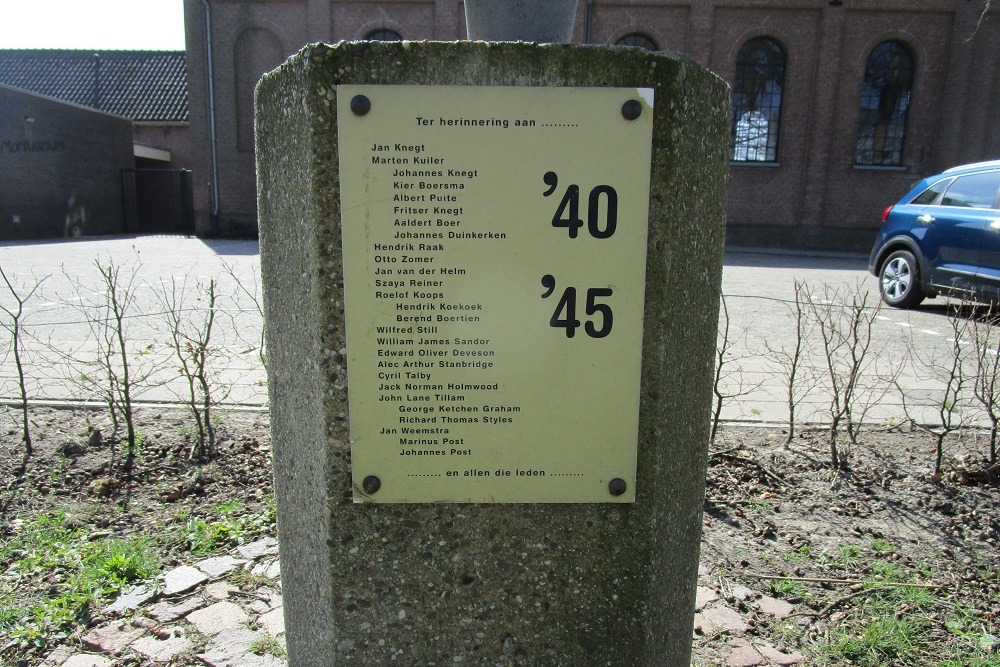 Oorlogsmonument Hollandscheveld #3