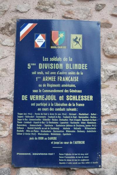 Monument C C 5 & 5e Division Blindee #3