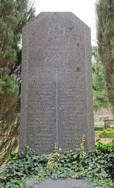 War Memorial Parkentin