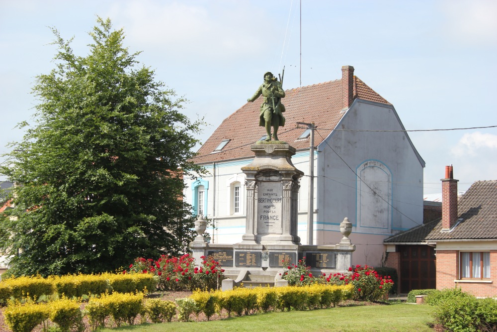 Oorlogsmonument Bertincourt	