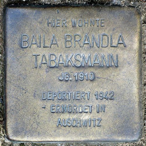 Stolpersteine Choriner Straße 1 #2