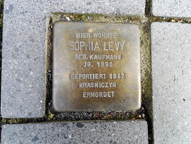 Stolpersteine Bachstrae 19 #3