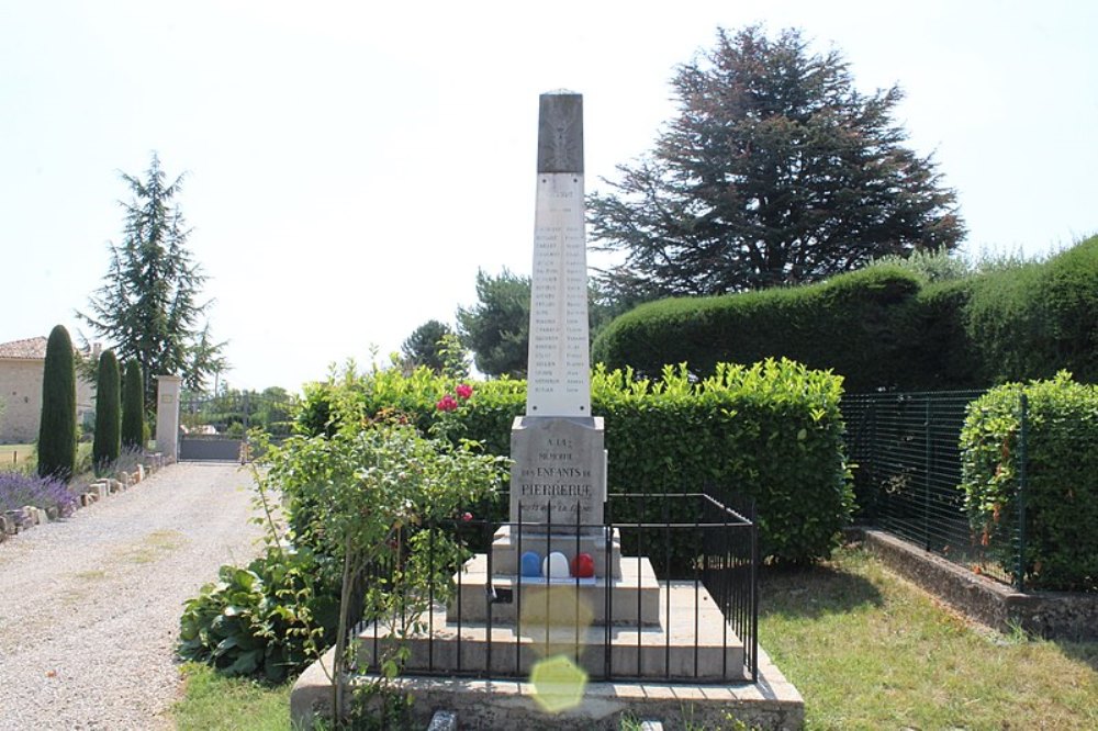 War Memorial Pierrerue #1