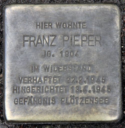 Stolperstein Emmentaler Straße 101 #1