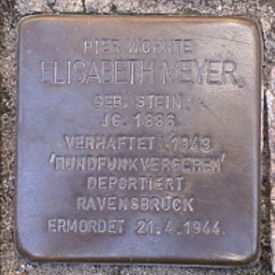 Stolperstein Kalkmhlenstrae 9 #1