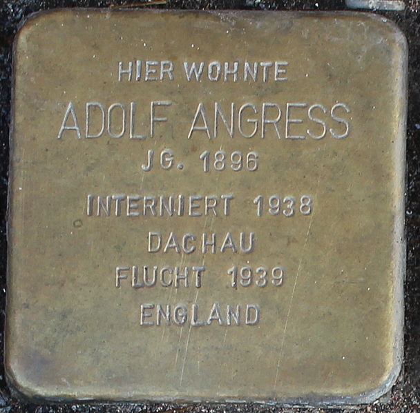 Stolpersteine Mannheimer Strae 108 #1