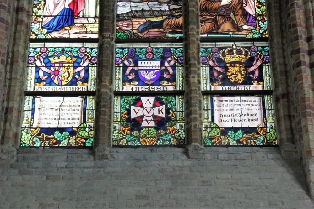 Glass Window Sint-Pieters Church Esen