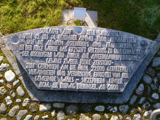 Memorial Battle of Walserfeld #2