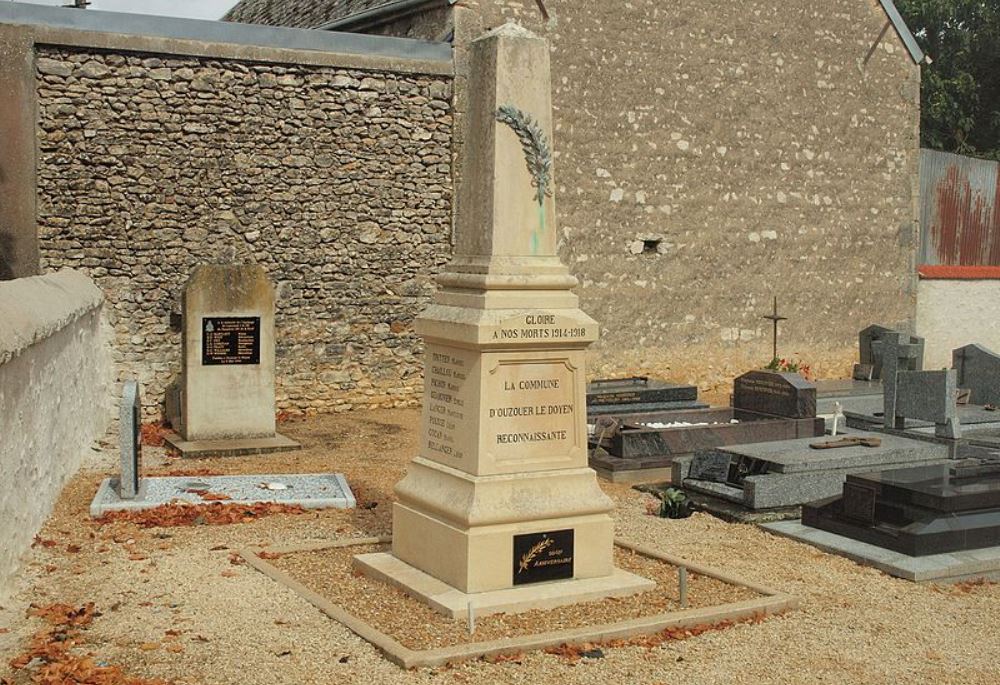Oorlogsmonument Ouzouer-le-Doyen #1