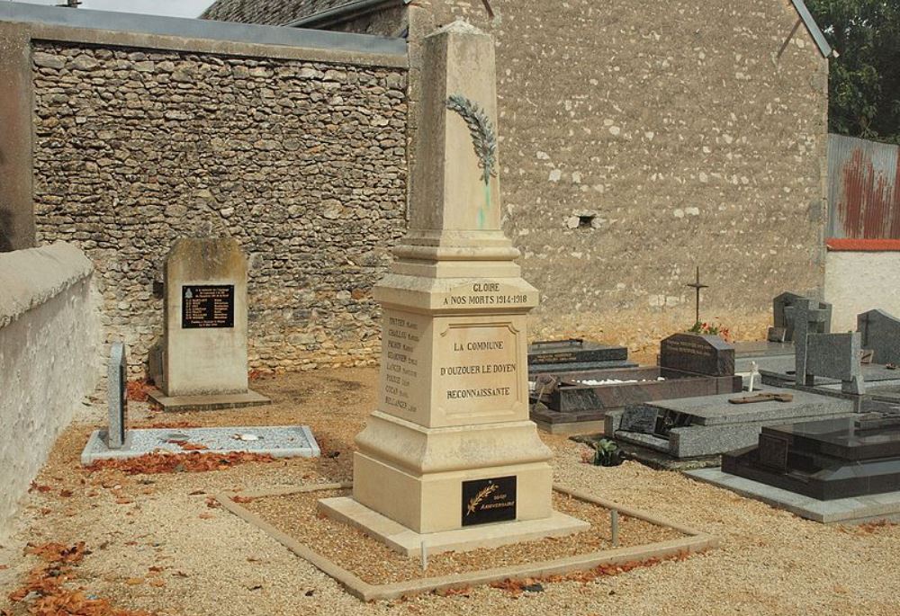 Oorlogsmonument Ouzouer-le-Doyen