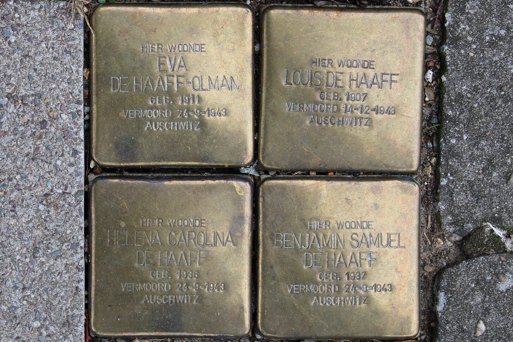 Stolpersteine Professor Wentlaan 34