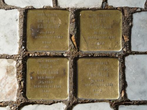 Stolpersteine Friesenwall 2 - 6