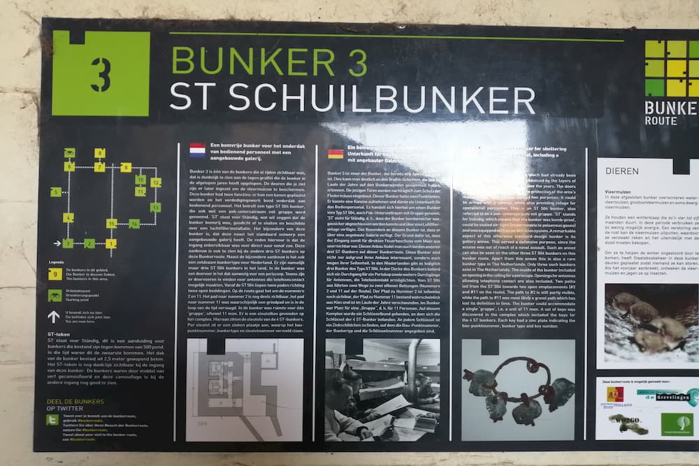 Schuilbunker Bunkerroute no. 3 De Punt Ouddorp #2