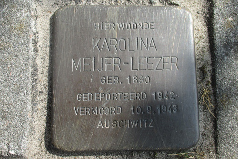 Stolpersteine H.J. Kniggestraat 47 #3