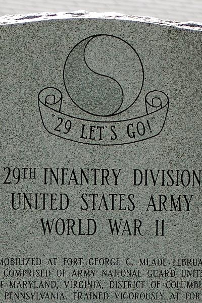 Monument 29th Infantry Division #3
