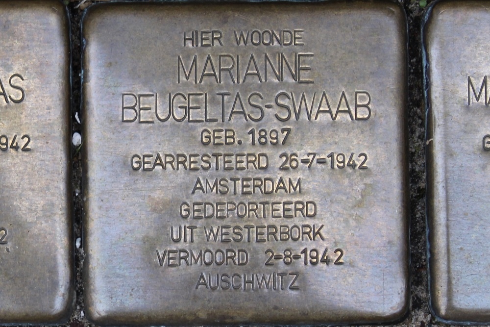 Stolpersteine Retiefstraat 52 #3