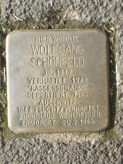 Stolperstein Wilhelmshher Allee 320 #1