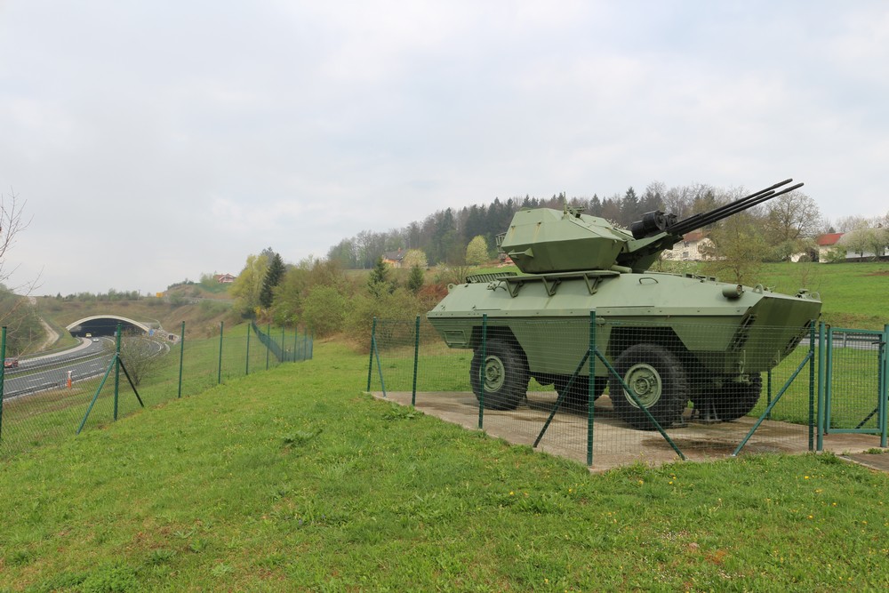 Memorial and Armoured Vehicle Martinja Vas #3