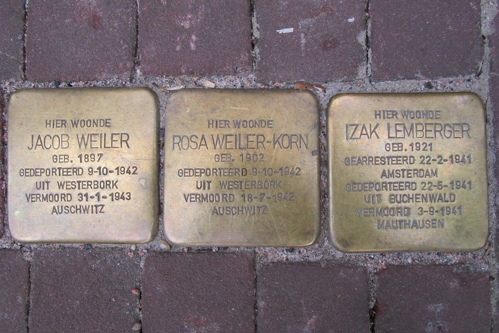 Stolpersteine Nieuwe Amstelstraat voormalig 35 #1