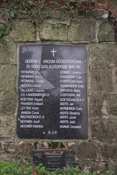 Memorial 39 War victims 40-45 Hoogstraten #2