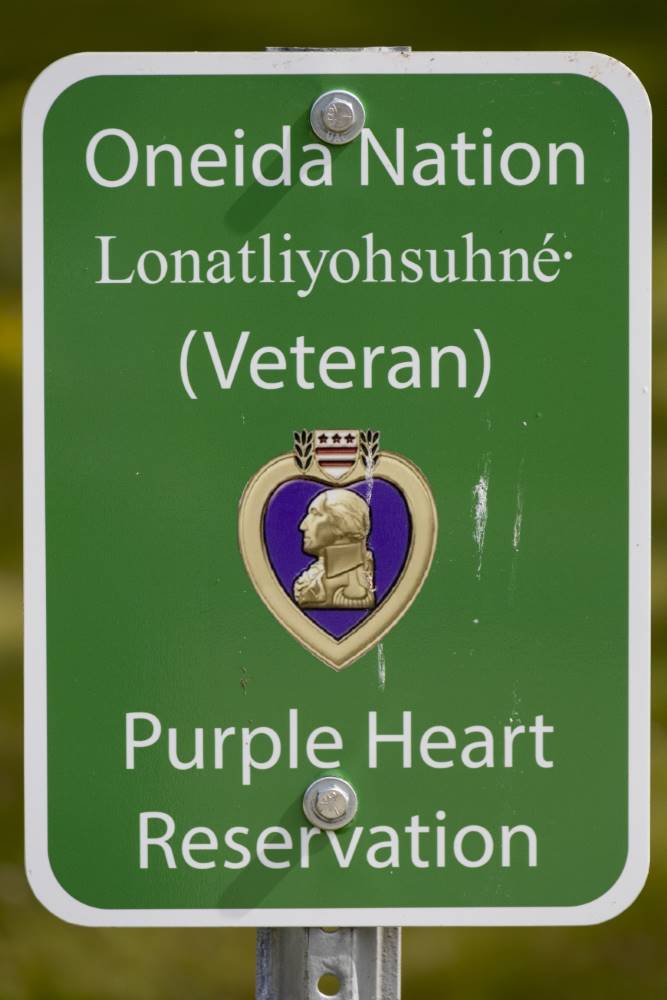 Oneida Veteran's Memorial Wall & Purple Heart Monument #4