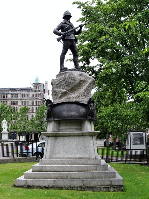 Memorial Boer War Royal Irish Rifles