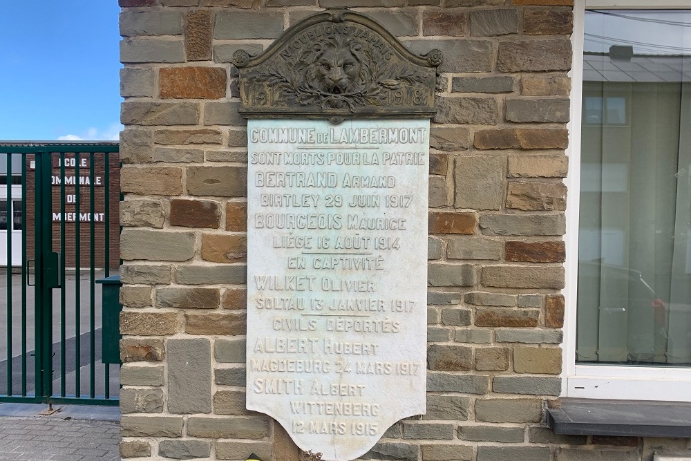 Memorials Lambermont #4