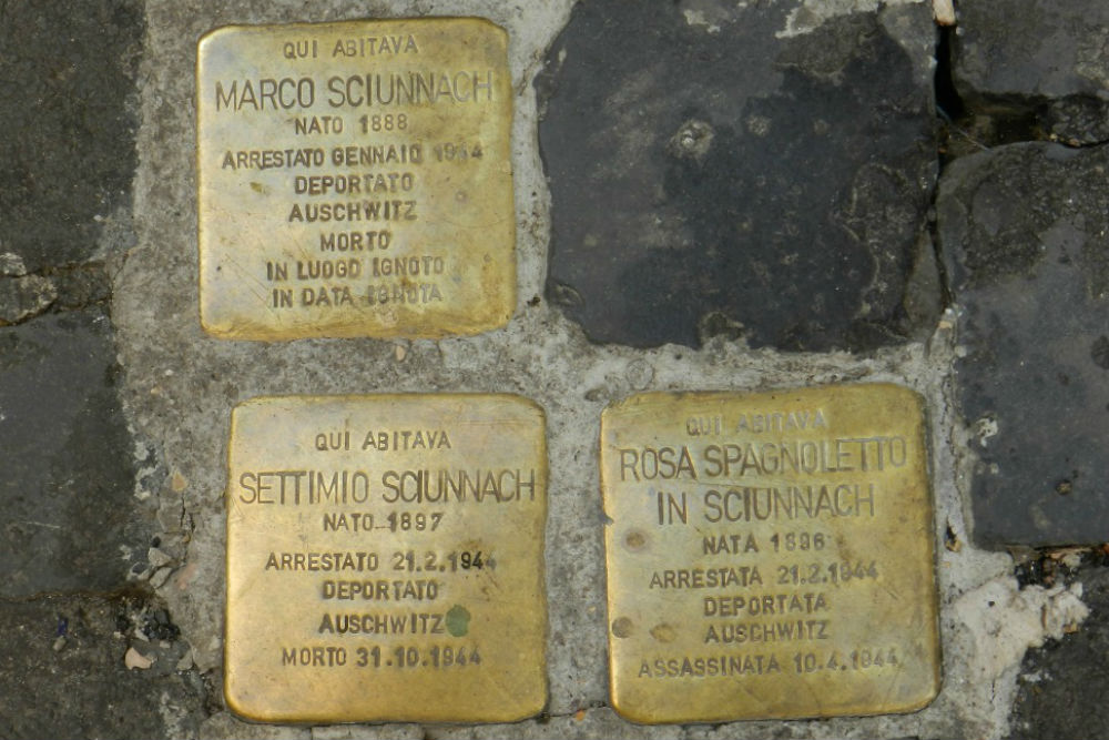 Stolpersteine Via Sant’Ambrogio 23