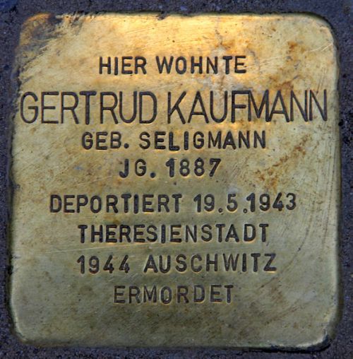 Stumbling Stones Markgraf-Albrecht-Straße 14 #2