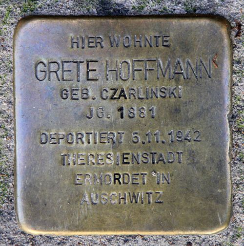 Stolpersteine Senefelderstraße 4 #2