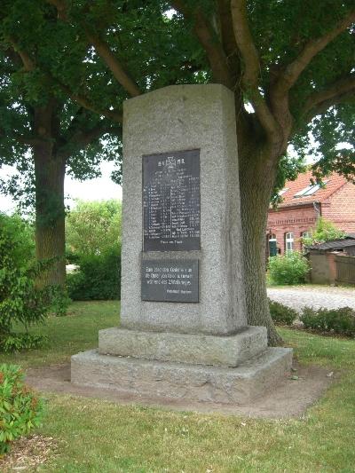 Oorlogsmonument Barkow #1