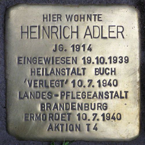 Stumbling Stones Friedelstraße 47 #1