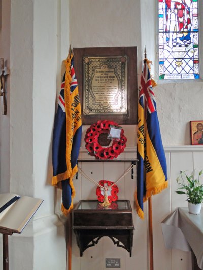 Oorlogsmonument Capel St. Mary Church