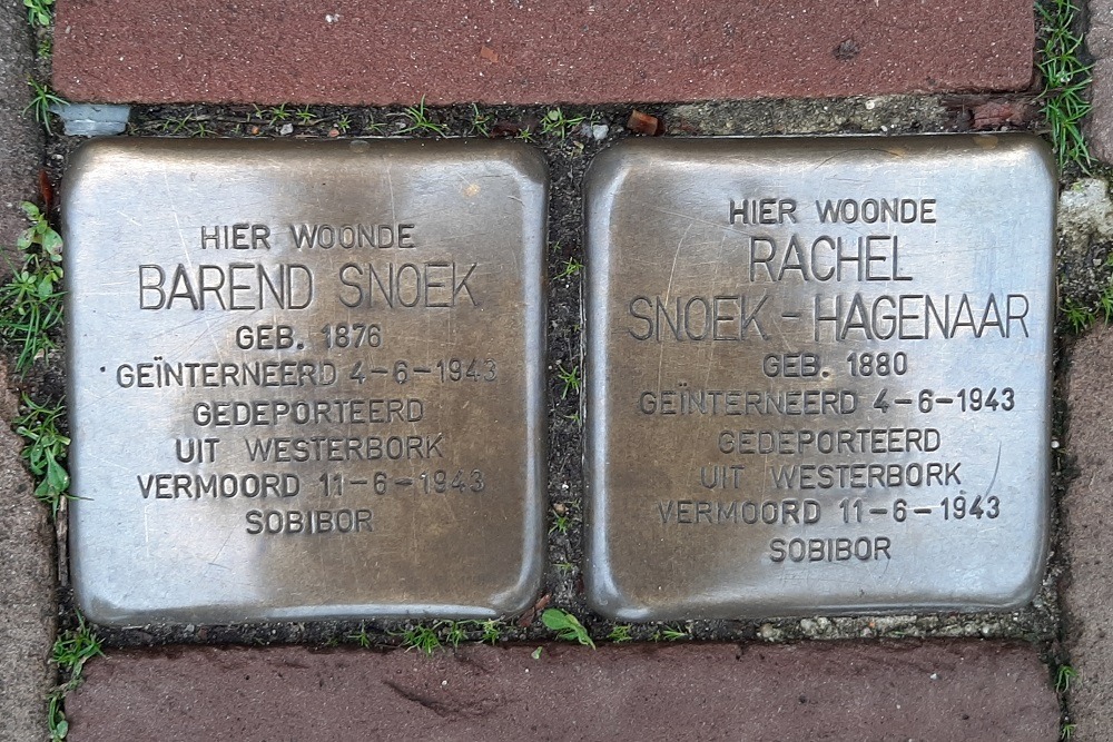 Stolpersteine Zandhoek 12 hs