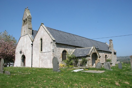 Oorlogsgraf van het Gemenebest St. Garmon Churchyard #1