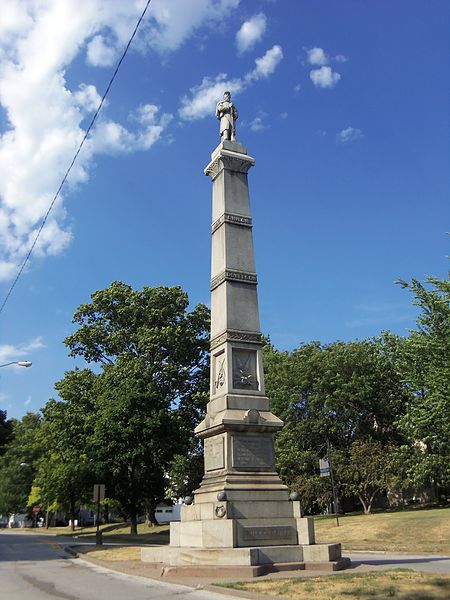 Monument Amerikaanse Burgeroorlog Scott County #1