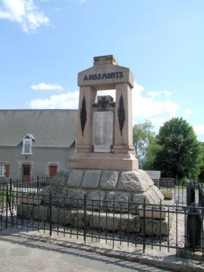 Oorlogsmonument Toulx-Sainte-Croix