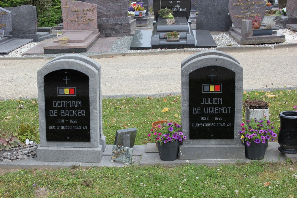 Belgische Graven Oudstrijders Sint-Lievens-Houtem Begraafplaats #3