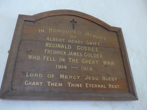 War Memorial St. Dunstan Church